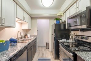 luxury nashville apartment kitchen